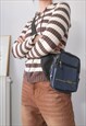 VINTAGE DDP BLUE STREETWEAR GORPCORE CARGO CROSSBODY BAG