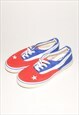 Vintage 00s Cuba flag sneakers in red / blue