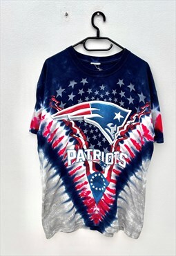 Vintage NFL New England patriots tie dye T-shirt XL 