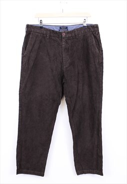 Vintage Nautica Cord Trousers Khaki Textured Bottoms 90s
