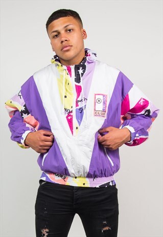 90'S WAVEY WINDBREAKER JACKET