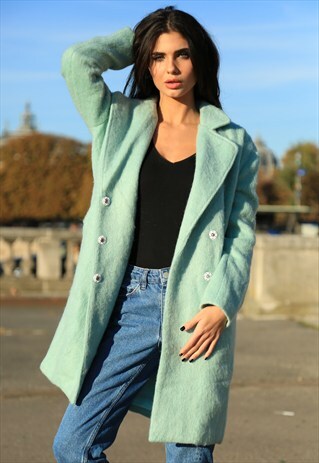 MINT BOUCLE COAT