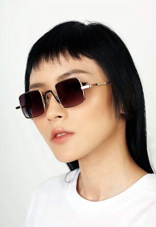 GRAPE SODA SQUARE SUNGLASSES