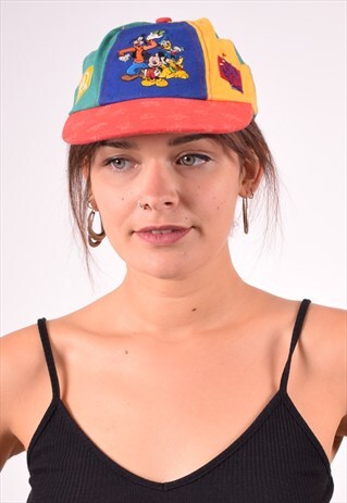 DISNEY WOMENS VINTAGE CAP ONE SIZE MULTI 90S