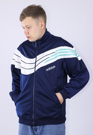 VINTAGE MENS ADIDAS ORIGINALS TRACK TOP JACKET