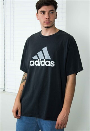 VINTAGE ADIDAS T-SHIRT LOGO 90S XL 9.5