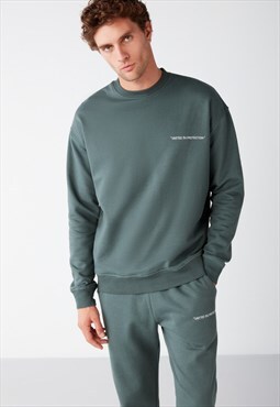 Comfort Fit Fitted Daily Co-ord in Green