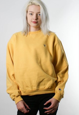 CHAMPION EMBROIDERED LOGO SWEATSHIRT JUMPER