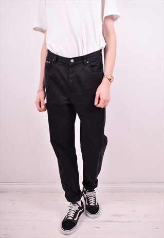 CALVIN KLEIN MENS VINTAGE JEANS W33 L32 BLACK 90'S