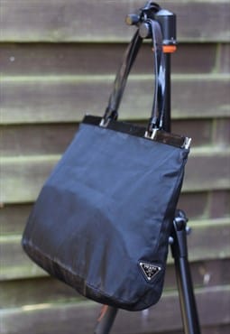 Vintage 1990s Prada Nylon bag in black