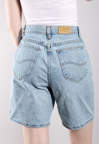 VINTAGE 90S LEE HIGH WAISTED DENIM SHORTS