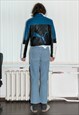 VINTAGE Y2K CORDUROY LOW RISE STRAIGHT JEANS IN BABY BLUE