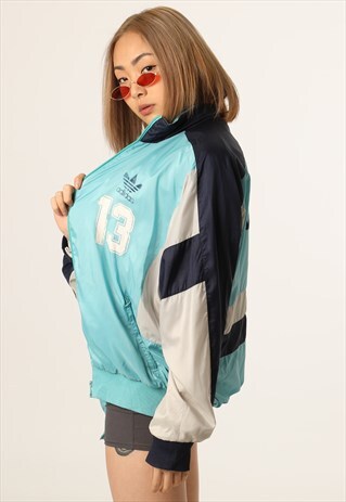 VINTAGE ADIDAS FOOTBALL WINDBREAKER FESTIVAL JACKET