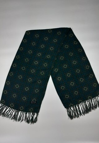 VINTAGE TOOTAL GREEN PATTERN SCARF