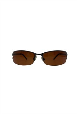 Vintage 90s Brown Sports Sunglasses
