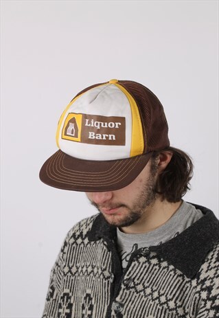 VINTAGE LIQUOR BARN USA TRUCKER CAP HAT