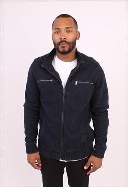 Men's Vintage Calvin Klein navy jacket