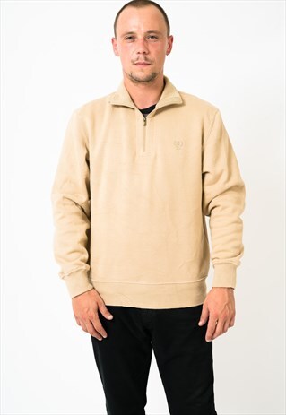 VINTAGE IZOD 1/4 ZIP JUMPER