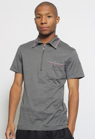 VINTAGE ICEBERG 1/4 ZIP POLO SHIRT