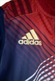 VINTAGE ADIDAS FRANCE FOOTBALL T-SHIRT IN RED XS