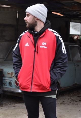 00'S Y2K ADIDAS SPORTS WINDBREAKER TRACK JACKET