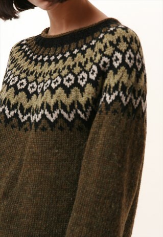90S VINTAGE OLDSCHOOL JUMPER SWEATER 15939