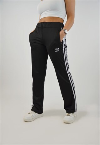 VINTAGE ADIDAS CLASSIC SPORT JOGGERS WITH OLD LOGO
