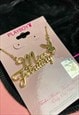 BN PLAYBOY OFFICIAL MISS FEBRUARY BIRTH MONTH GOLD NAME NECK