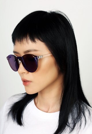 AURA CLEAR CAT EYE SUNGLASSES