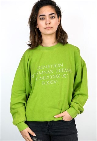 VINTAGE 90'S UNITED COLOURS OF BENETTON SWEATSHIRT