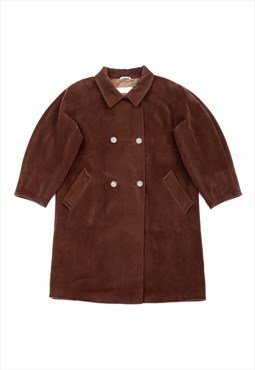 Max Mara Lana wool coat in silky brown colourway 