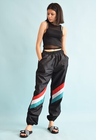 90'S RETRO ATHLEISURE SPORTS TRACKSUIT BOTTOMS