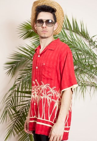 HAWIIAN STYLE, MENS SHIRT FROM THE 90S