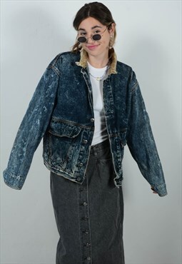 Vintage 90s Levis Denim Jacket in Blue