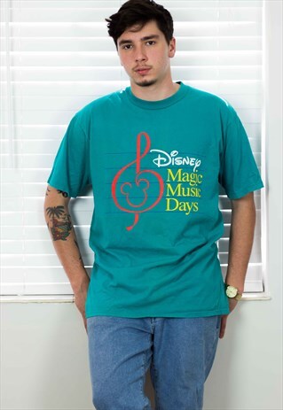VINTAGE DISNEY T-SHIRT LOGO 90S X 9