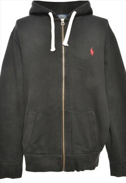 Black Ralph Lauren Hooded Sweatshirt - XL