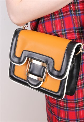 (KOREAN) VINTAGE STYLE BIG BUCKLE HANDBAG