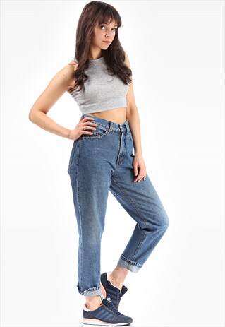 VINTAGE TAPERED MOM JEANS