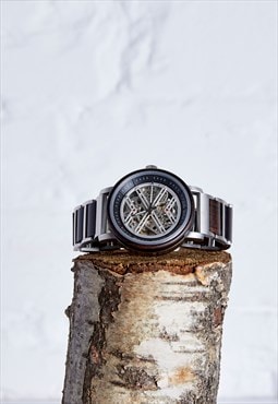 The Banyan - Handmade Recycled Wood Mechanical Wristwatch