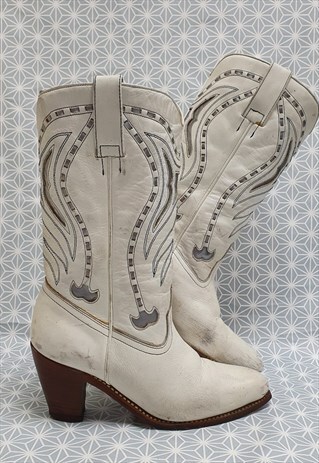 Vintage Rockabilly western cowboy boots 