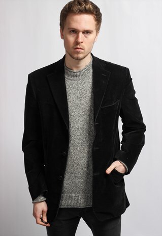 VINTAGE VELVET SUIT BLAZER JACKET