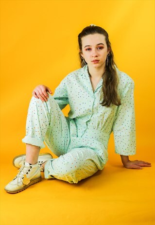 80'S PATTERN JUMPSUIT