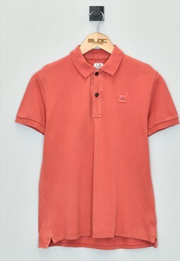Vintage C. P. Company Polo T-Shirt Red XXXSmall