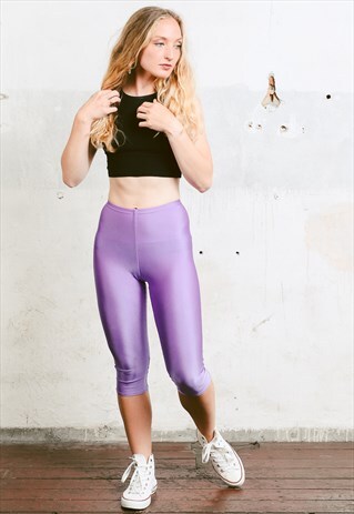 VINTAGE 80S LYCRA SPORTS SHORTS