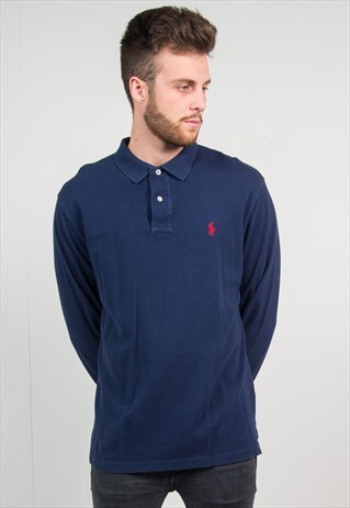 RALPH LAUREN LONG SLEEVE POLO T-SHIRT