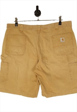 Vintage Carhartt Carpenter Shorts Size W42 Tan Men's Cargo