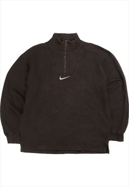 Vintage  Nike Sweatshirt Quarter Zip Swoosh Heavyweight