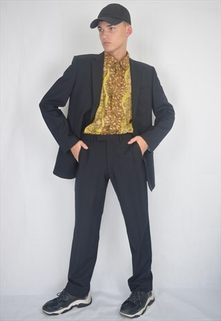 VINTAGE BLACK CLASSIC PARTY SUIT