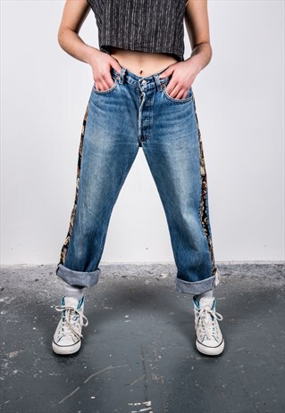VINTAGE LEVI'S 501 BLUE MOM JEANS