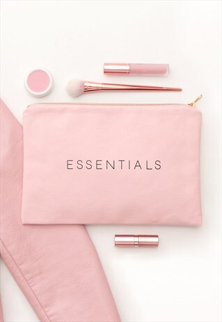 ESSENTIALS - BLUSH PINK POUCH